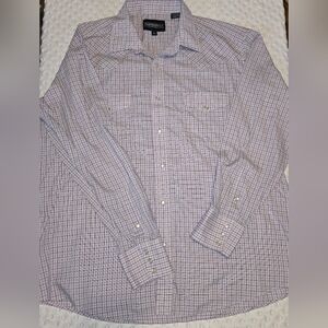 Vintage Panhandle Pearl Snap Western Button Down Shirt‎ Men's XL